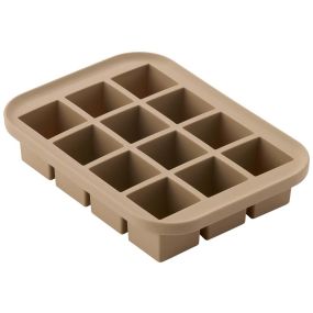 Силиконова форма за лед Judge Silicone бежова, кубчета