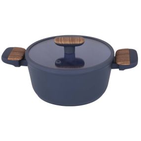 Тенджера Peterhof Stella Blue 20 cм кован алуминий, с капак