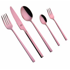 Прибори за хранене Peterhof Serena 30 части розово-златисто