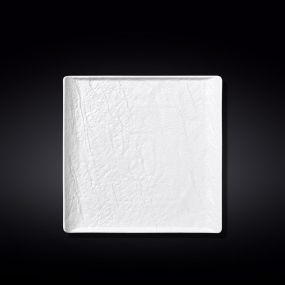 Квадратно плато Wilmax SlateStone White Matt 21.5х21.5 см