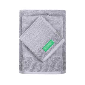 Комплект 3 броя кърпи Benetton Rainbow сиво