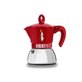 Кафеварка Moka Exclusive Bialetti 4 чаши, индукция червена